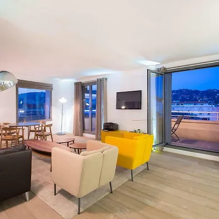 Penthouse - 3 Bedrooms 1 Min From The Palais -apt N° 5m38 Lejlighed